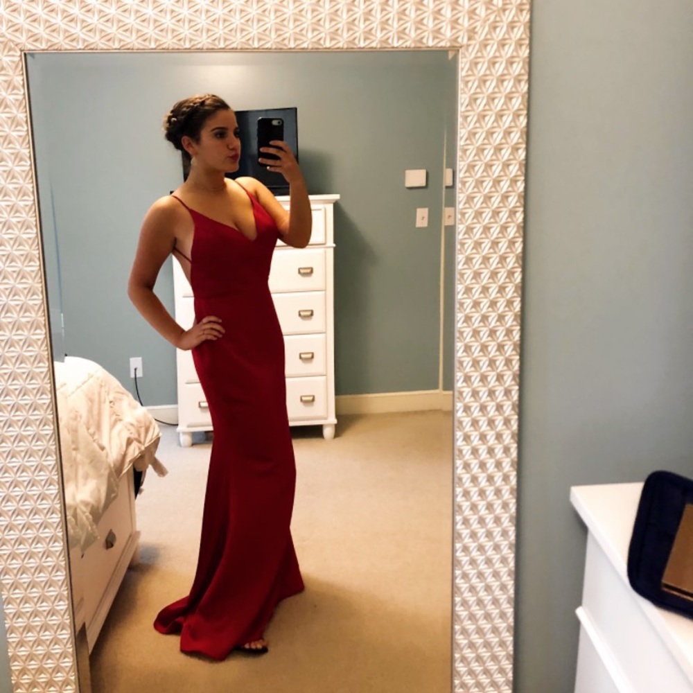 Red prom dress